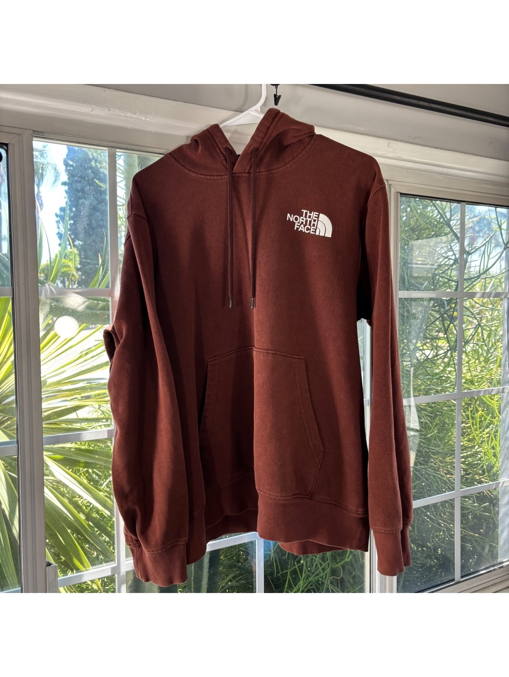 Brown The North Face hoodie